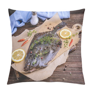 Personality  Cooking Flounder Fish Pillow Covers