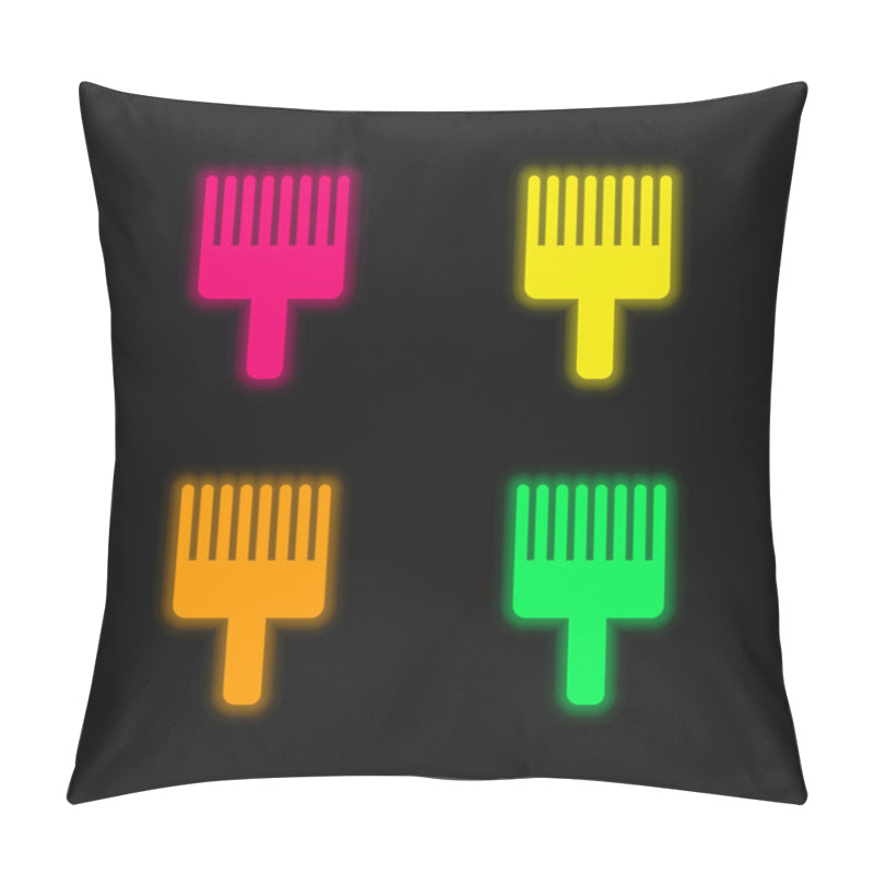 Personality  Crown golden line premium logo or icon pillow covers