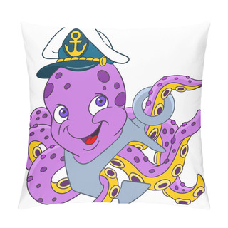 Personality  Cute Cartoon Poulpe Or Octopus Pillow Covers