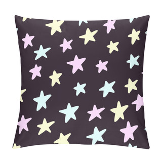 Personality  Doodle Stars Seamless Pattern Background.  Pillow Covers