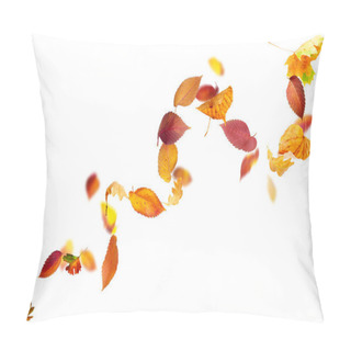 Personality  Falling And Spinning Autumn Leaves Pillow Covers