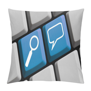 Personality  Search For Communication Online Pillow Covers