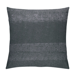 Personality  Top View Of Black Grinded Metal Surface For Background Pillow Covers