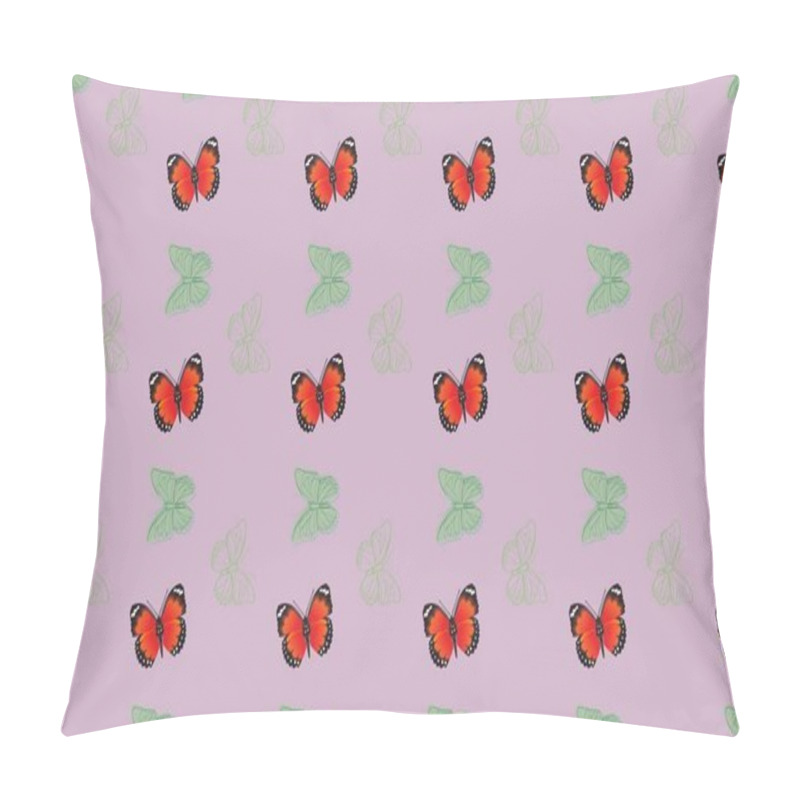 Personality  Colored background with different accessories pillow covers