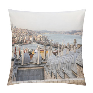 Personality  Galata And Karakoy District In Istanbul, Turkey Pillow Covers