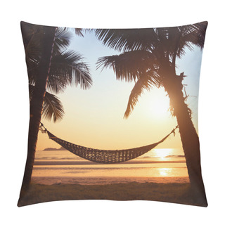 Personality  Hammock Silhouette Pillow Covers