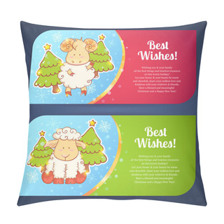 Personality  Cute Winter Chinese New Year Card Pillow Covers