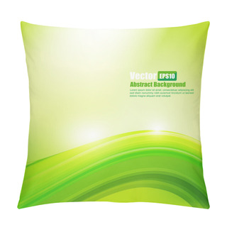 Personality  Abstract Background Ligth Curve And Wave Element Vector Ill Pillow Covers