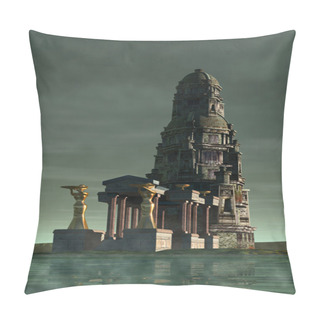 Personality  Fantasy Temple Pillow Covers