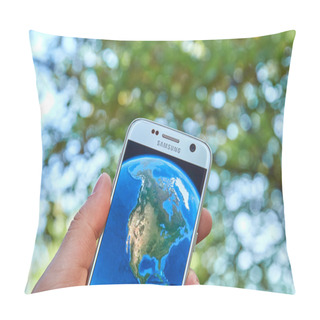 Personality  Google Earth App Pillow Covers