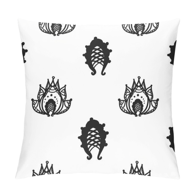 Personality  modern floral wallpaper pillow covers