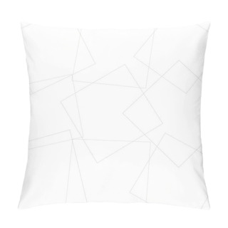 Personality  Rectangular, Angular Pattern, Texture With Intersecting, Overlap Pillow Covers