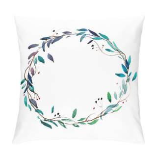 Personality  Watercolor Drawing Of Fresh Garden Flowers  Pillow Covers