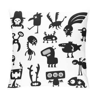 Personality  Funny Monsters Pillow Covers
