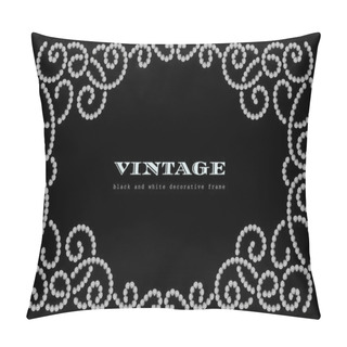 Personality  Rectangular Dotted Jewelry Frame Pillow Covers