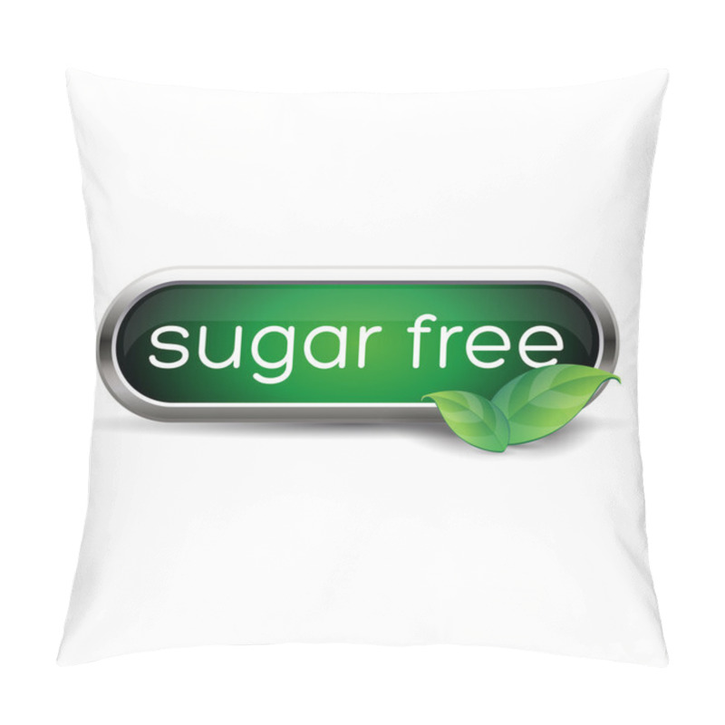 Personality  Sugar Free Label Or Badge Pillow Covers