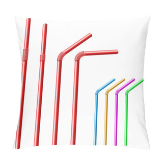 Personality  Drinking Straw Set Pillow Covers