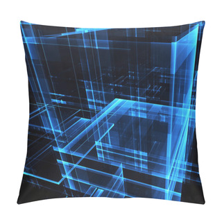 Personality  Abstract Technology Illustration Pillow Covers