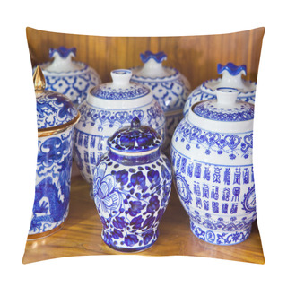 Personality  Chinese Antique Vase Pillow Covers