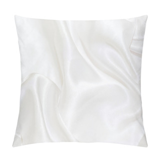 Personality  White Satin Pillow Covers