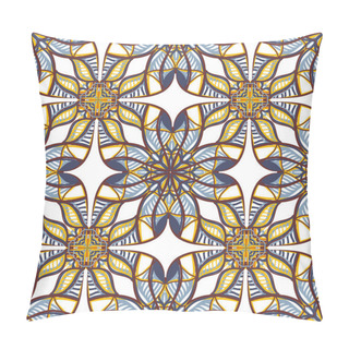 Personality Vector Seamless Texture. Beautiful Colored Pattern For Design And Fashion With Decorative Elements Pillow Covers