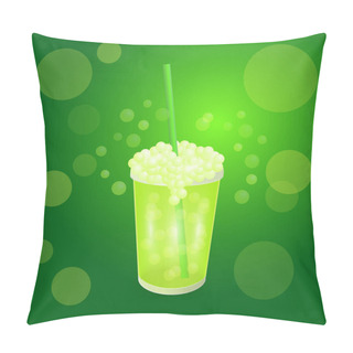 Personality  Magic Carbonated Water With Bubbles And A Tube For Drinking.  Pillow Covers