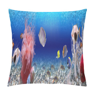 Personality  Underwater World - Panorama Pillow Covers