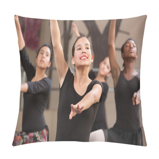 Personality  Four Dancers Rehearsing Pillow Covers