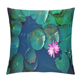 Personality  Water Lily Lotus Flower Pillow Covers