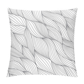 Personality  Vector Seamless Abstract Hand-drawn Striped Pattern Pillow Covers