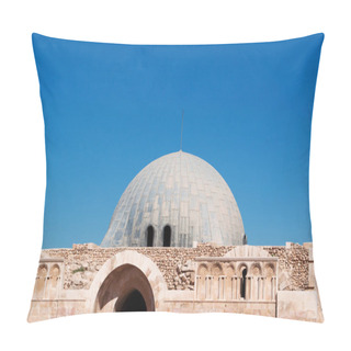 Personality  Jordan: View Of The Umayyad Palace, Large Palatial Complex From The Umayyad Period Located On The Citadel Hill (Jabal Al-Qal'a) Of Amman And Built During The First Half Of The 8th Century Pillow Covers