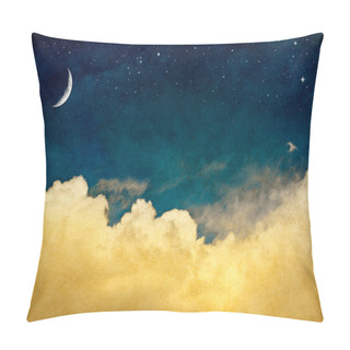 Personality  Moon And Cloudscape Pillow Covers