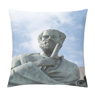 Personality  Statue Of Aristotle Pillow Covers