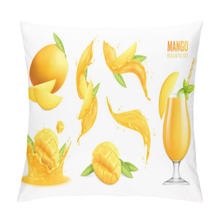 Personality  Mango Realistic Set Pillow Covers