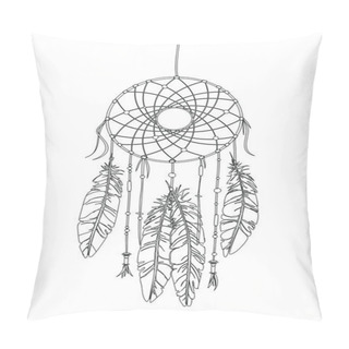 Personality  Dreamcatcher Sketch Pillow Covers