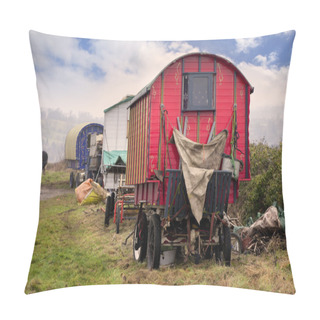 Personality  Gypsy Vardo Pillow Covers