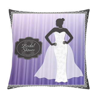 Personality  Wedding Bridal Shower Invitation Pillow Covers