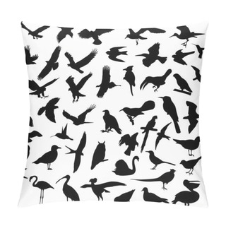 Personality  Big Collection Of Birds Pillow Covers