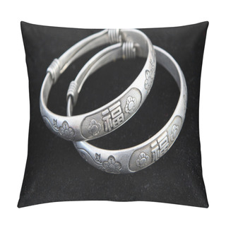 Personality  Silver Bracelet Pillow Covers