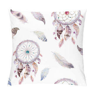 Personality  Dreamcatchers And Feathers Pattern Pillow Covers
