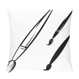 Personality  Paint Brush Pillow Covers