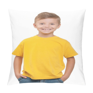 Personality  Portrait Of Boy Pillow Covers