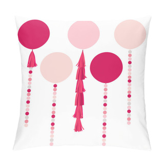 Personality  Vector Holiday Pink Balls Pillow Covers