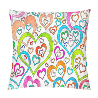 Personality  Cool Hearts Background Pillow Covers