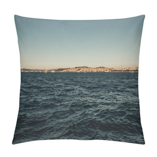 Personality  View Of Istanbul From Wavy Sea Pillow Covers