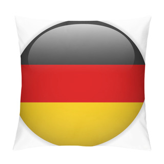 Personality  Germany Flag Glossy Button Pillow Covers
