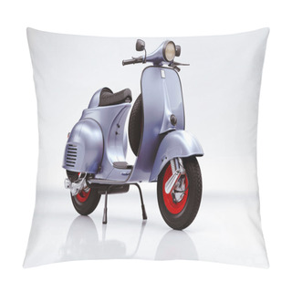 Personality  3d Beautiful Vintage European Scooter Pillow Covers