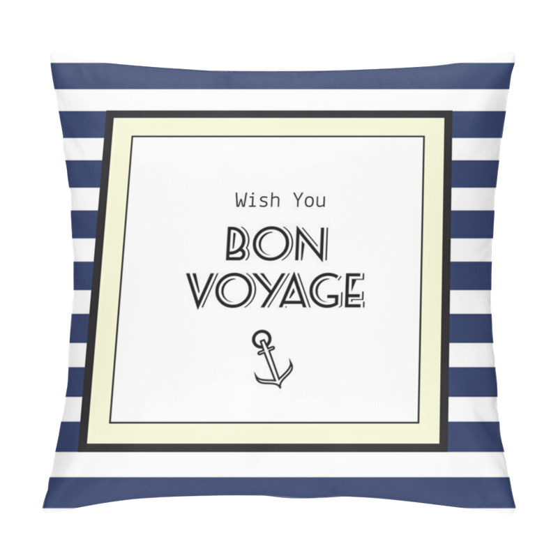 Personality  Bon voyage card pillow covers