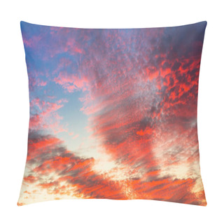 Personality  Beautiful Sunset In The Sky Pillow Covers