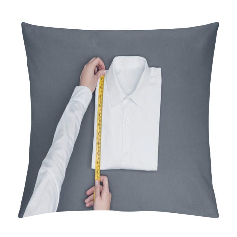 Personality  tailor measuring shirt pillow covers
